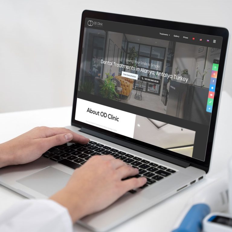 OD Clinic Web Sitesi Tasarımı